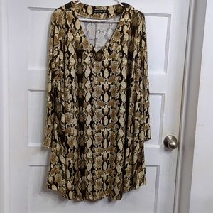 5x Snake Skin Pattern Tunic